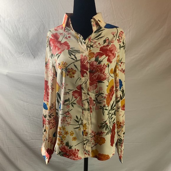 Boho Floral Print Blouse - Picture 6 of 6